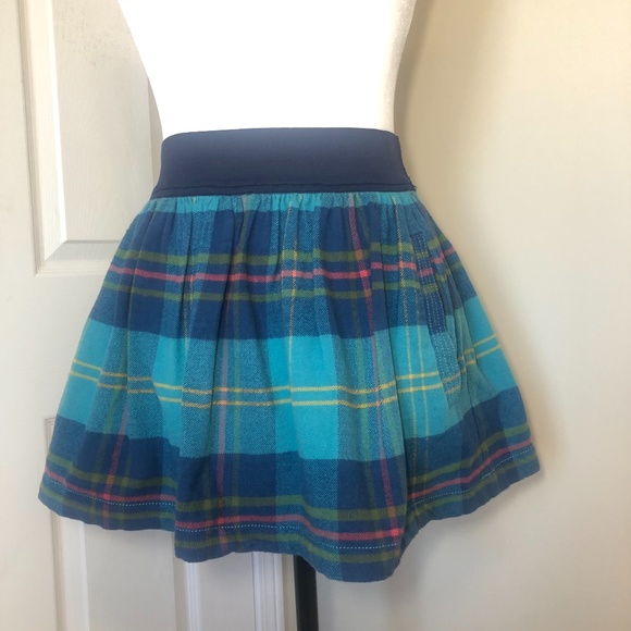 Hollister plaid winter mini skirt cotton EUC - Picture 2 of 9